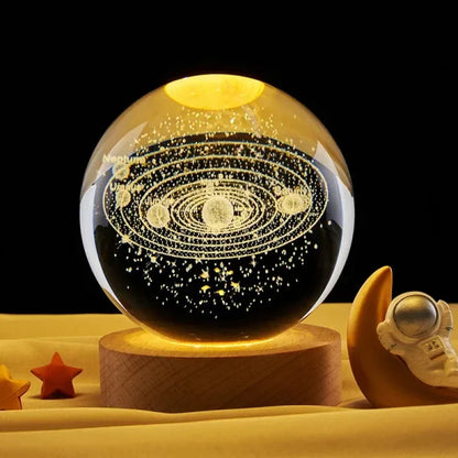 3D Led Crystal Ball Lamp